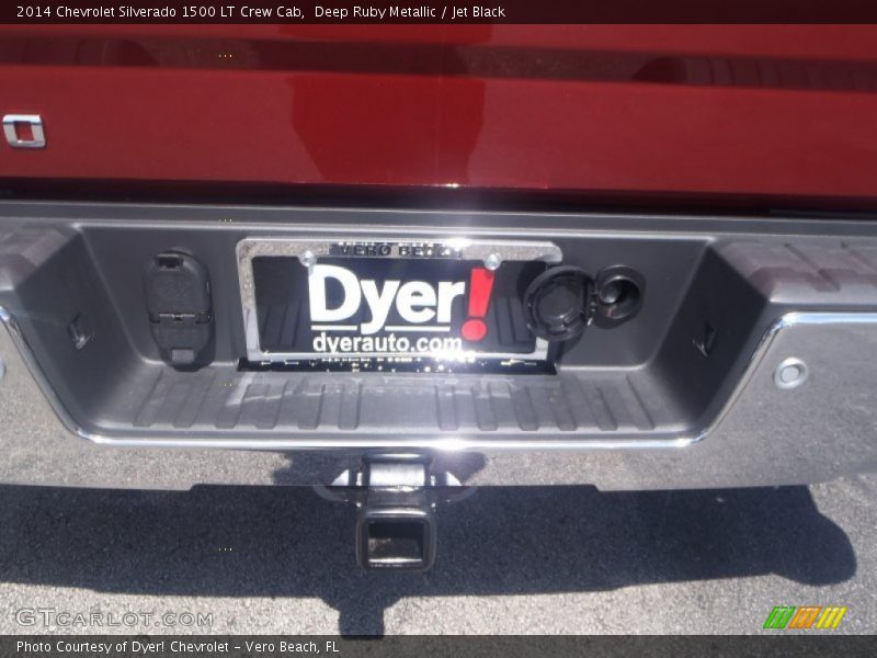 Deep Ruby Metallic / Jet Black 2014 Chevrolet Silverado 1500 LT Crew Cab