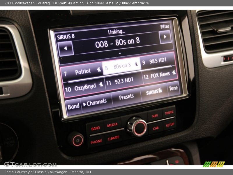 Cool Silver Metallic / Black Anthracite 2011 Volkswagen Touareg TDI Sport 4XMotion