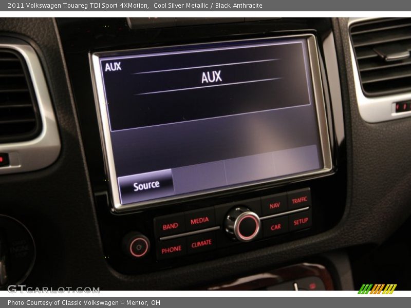 Cool Silver Metallic / Black Anthracite 2011 Volkswagen Touareg TDI Sport 4XMotion