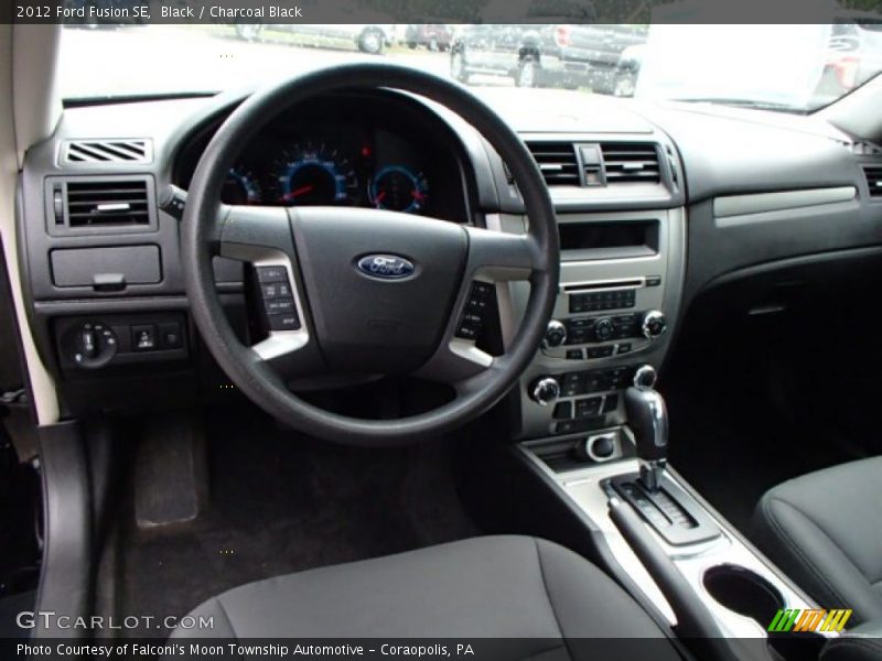 Black / Charcoal Black 2012 Ford Fusion SE