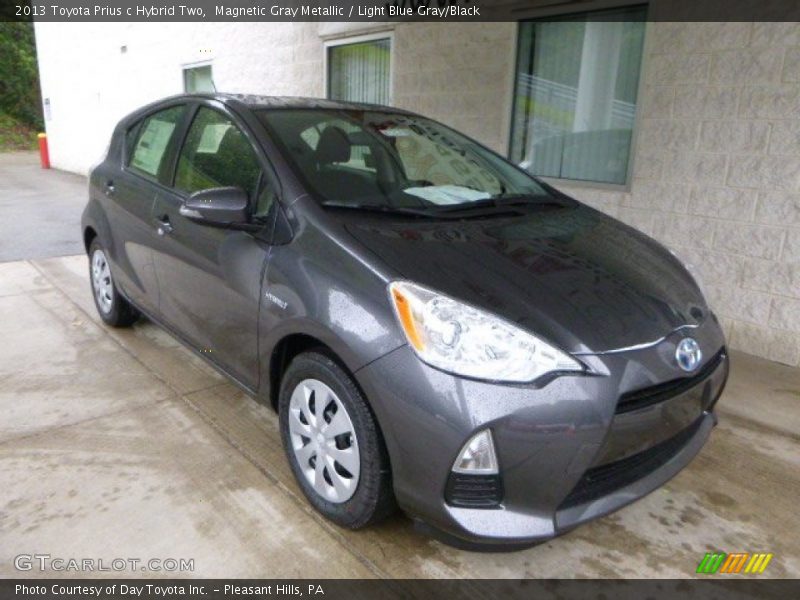Magnetic Gray Metallic / Light Blue Gray/Black 2013 Toyota Prius c Hybrid Two