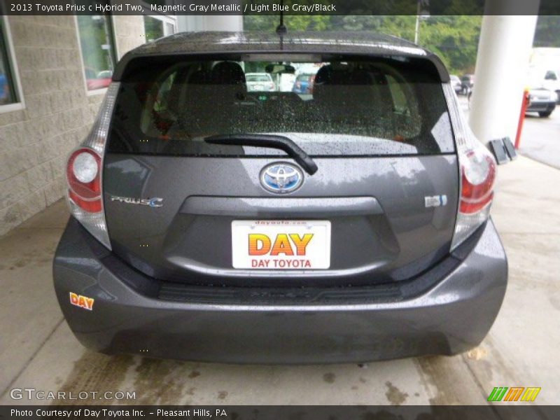 Magnetic Gray Metallic / Light Blue Gray/Black 2013 Toyota Prius c Hybrid Two