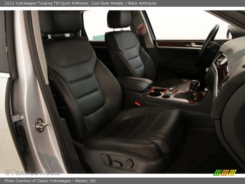 Cool Silver Metallic / Black Anthracite 2011 Volkswagen Touareg TDI Sport 4XMotion