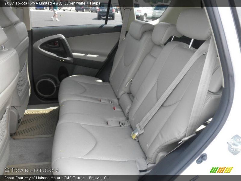 Super White / Taupe 2007 Toyota RAV4 Limited 4WD
