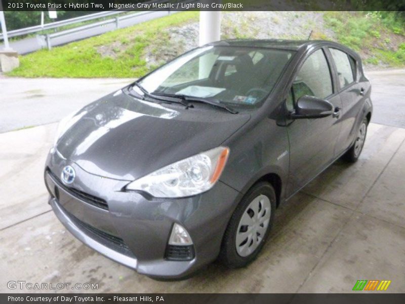 Magnetic Gray Metallic / Light Blue Gray/Black 2013 Toyota Prius c Hybrid Two