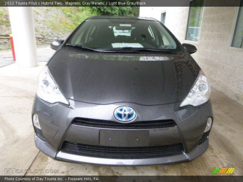 Magnetic Gray Metallic / Light Blue Gray/Black 2013 Toyota Prius c Hybrid Two