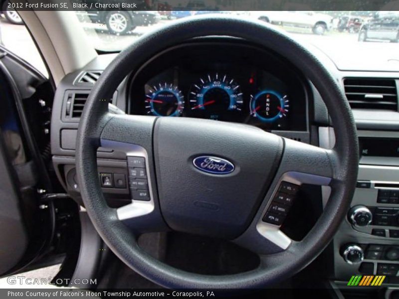 Black / Charcoal Black 2012 Ford Fusion SE