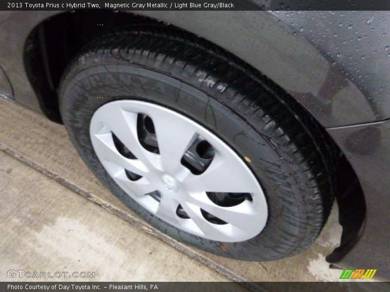 Magnetic Gray Metallic / Light Blue Gray/Black 2013 Toyota Prius c Hybrid Two