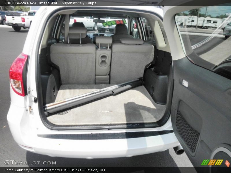Super White / Taupe 2007 Toyota RAV4 Limited 4WD