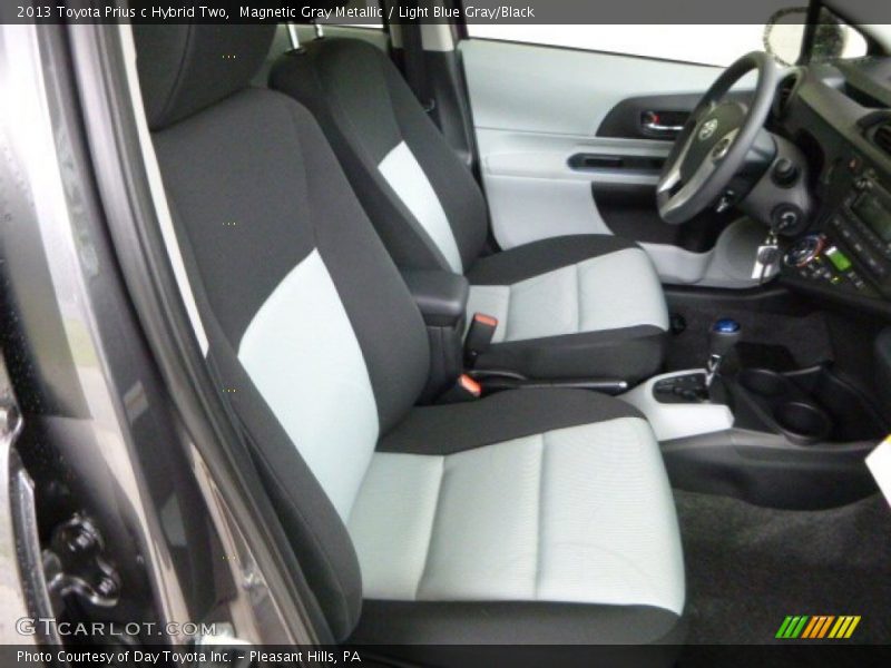 Magnetic Gray Metallic / Light Blue Gray/Black 2013 Toyota Prius c Hybrid Two