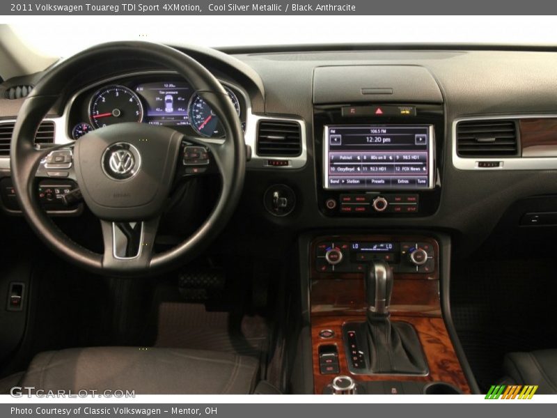 Cool Silver Metallic / Black Anthracite 2011 Volkswagen Touareg TDI Sport 4XMotion