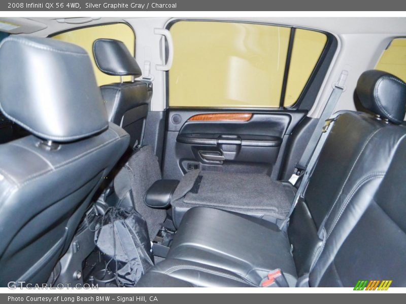 Silver Graphite Gray / Charcoal 2008 Infiniti QX 56 4WD