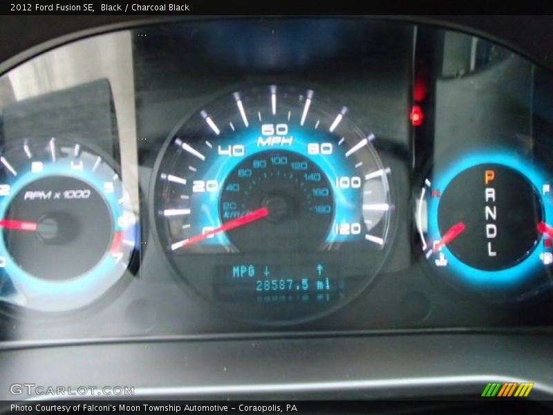 Black / Charcoal Black 2012 Ford Fusion SE