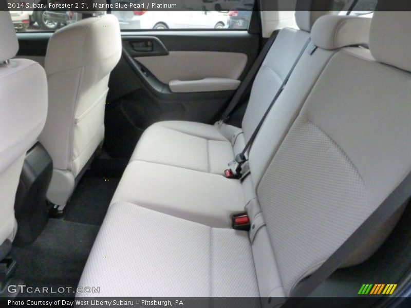 Marine Blue Pearl / Platinum 2014 Subaru Forester 2.5i