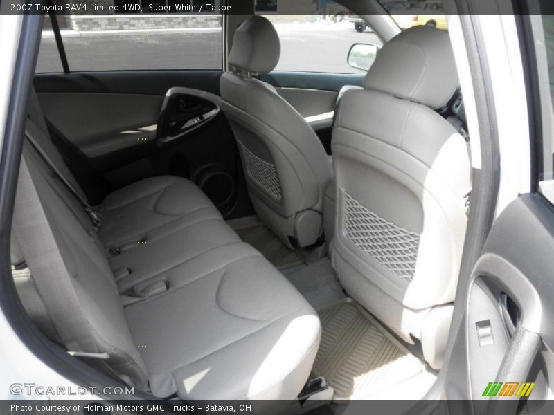 Super White / Taupe 2007 Toyota RAV4 Limited 4WD