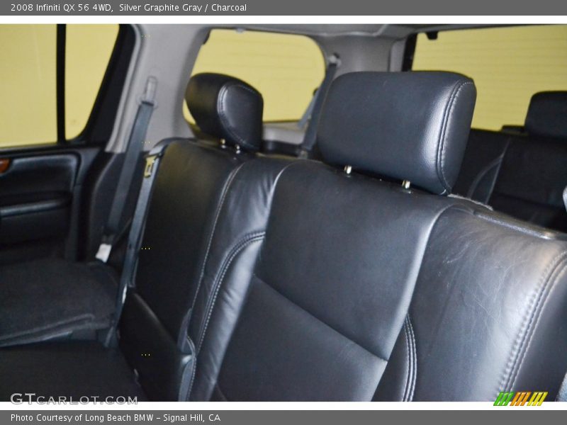 Silver Graphite Gray / Charcoal 2008 Infiniti QX 56 4WD