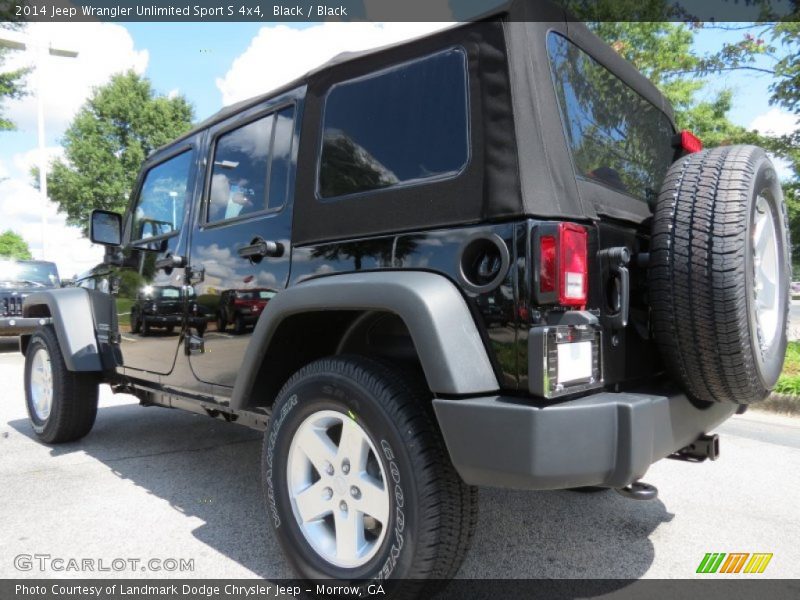 Black / Black 2014 Jeep Wrangler Unlimited Sport S 4x4