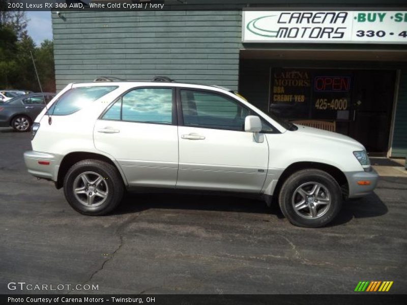 White Gold Crystal / Ivory 2002 Lexus RX 300 AWD