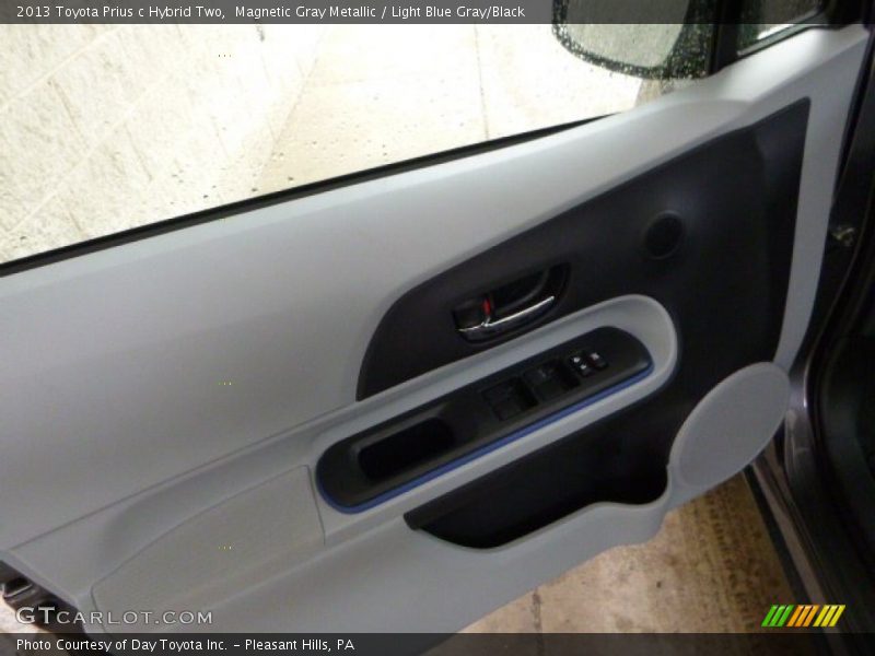 Magnetic Gray Metallic / Light Blue Gray/Black 2013 Toyota Prius c Hybrid Two