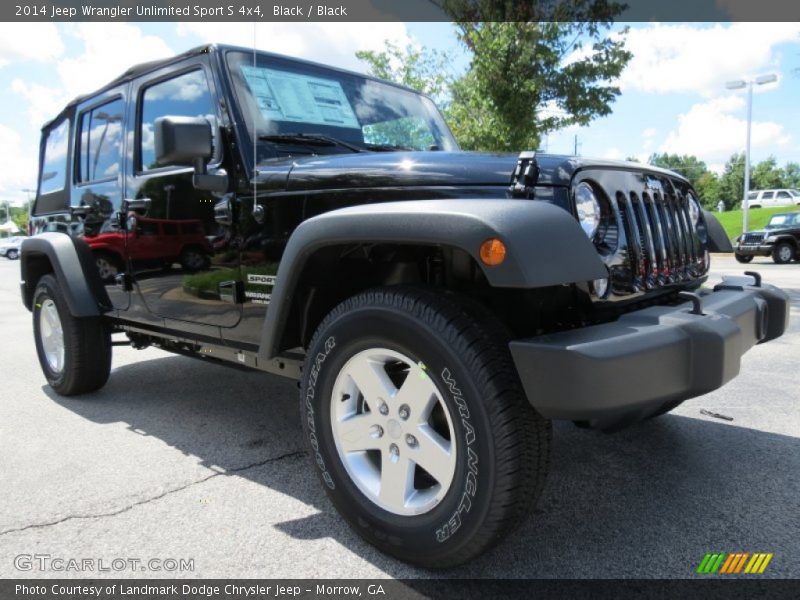 Front 3/4 View of 2014 Wrangler Unlimited Sport S 4x4