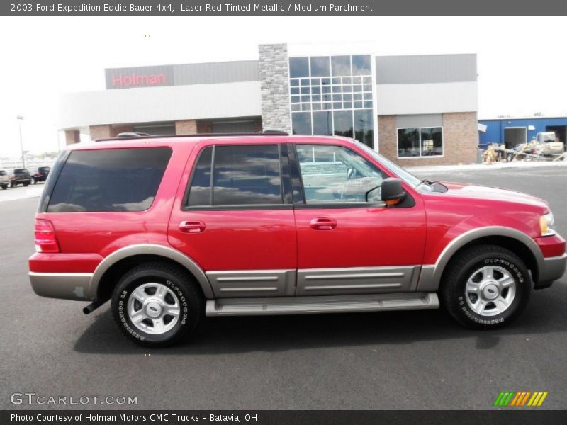 Laser Red Tinted Metallic / Medium Parchment 2003 Ford Expedition Eddie Bauer 4x4