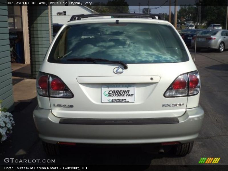 White Gold Crystal / Ivory 2002 Lexus RX 300 AWD