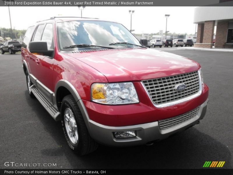 Laser Red Tinted Metallic / Medium Parchment 2003 Ford Expedition Eddie Bauer 4x4