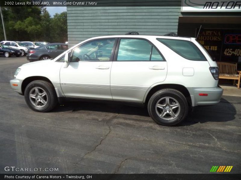 White Gold Crystal / Ivory 2002 Lexus RX 300 AWD