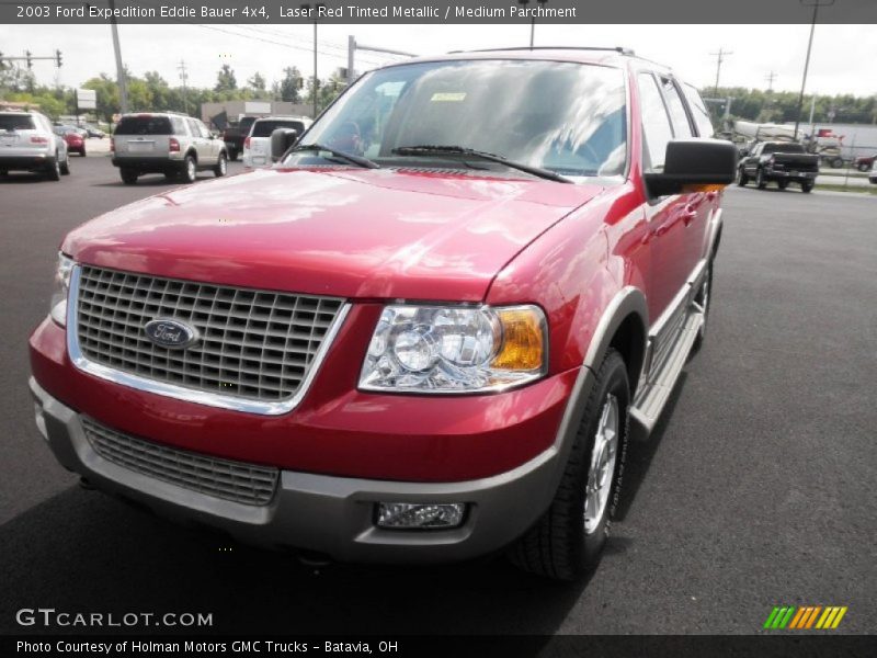 Laser Red Tinted Metallic / Medium Parchment 2003 Ford Expedition Eddie Bauer 4x4