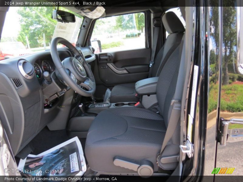 Black / Black 2014 Jeep Wrangler Unlimited Sport S 4x4