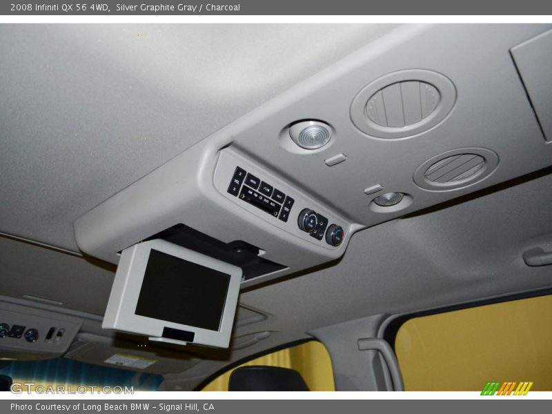 Silver Graphite Gray / Charcoal 2008 Infiniti QX 56 4WD