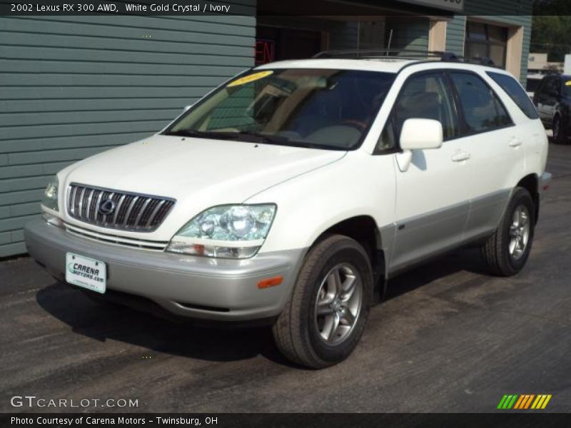 White Gold Crystal / Ivory 2002 Lexus RX 300 AWD