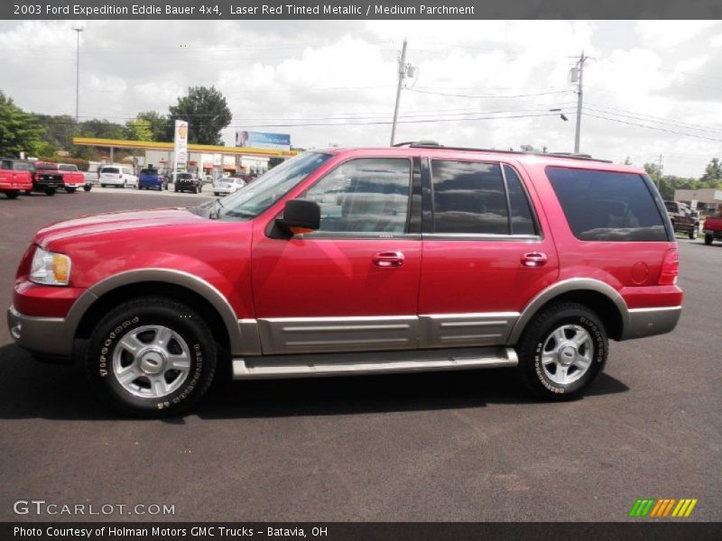 Laser Red Tinted Metallic / Medium Parchment 2003 Ford Expedition Eddie Bauer 4x4