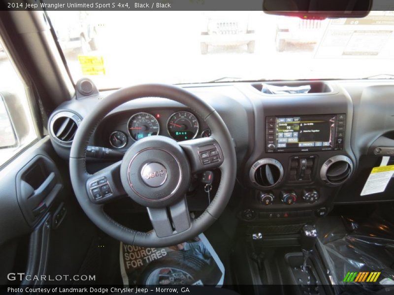 Black / Black 2014 Jeep Wrangler Unlimited Sport S 4x4