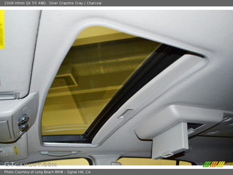 Silver Graphite Gray / Charcoal 2008 Infiniti QX 56 4WD