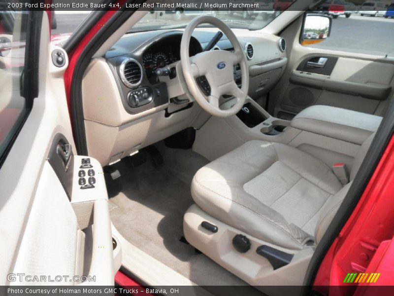 Laser Red Tinted Metallic / Medium Parchment 2003 Ford Expedition Eddie Bauer 4x4