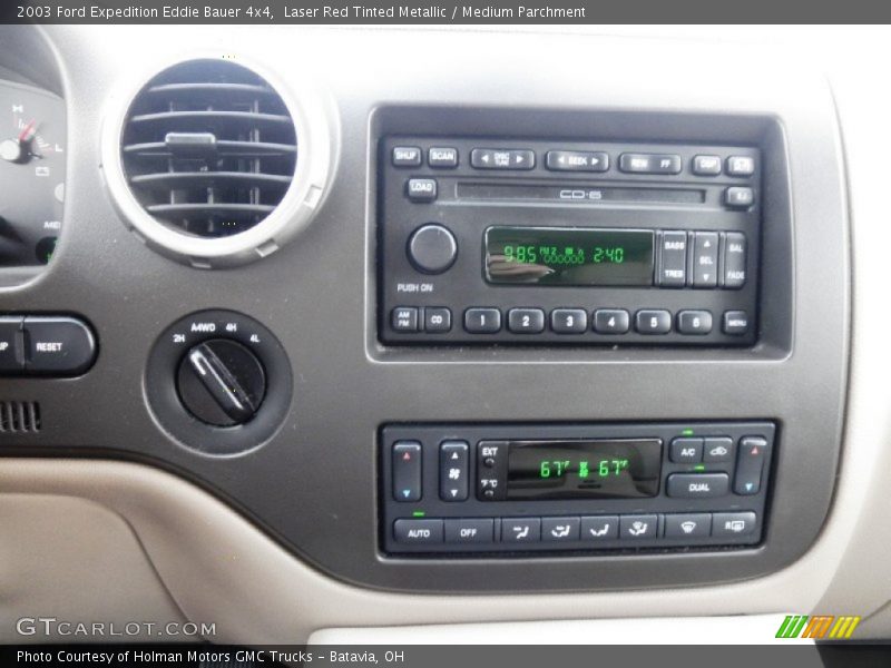 Laser Red Tinted Metallic / Medium Parchment 2003 Ford Expedition Eddie Bauer 4x4