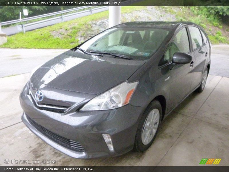 Magnetic Gray Metallic / Dark Gray 2013 Toyota Prius v Two Hybrid