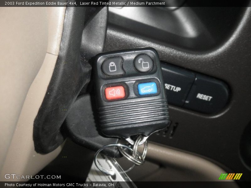 Laser Red Tinted Metallic / Medium Parchment 2003 Ford Expedition Eddie Bauer 4x4