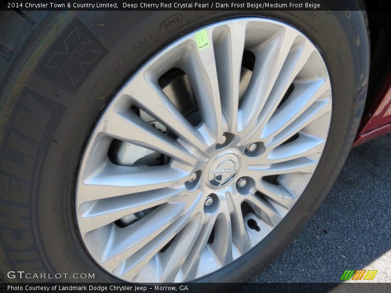 Deep Cherry Red Crystal Pearl / Dark Frost Beige/Medium Frost Beige 2014 Chrysler Town & Country Limited