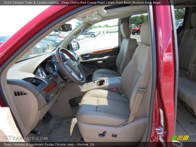 Front Seat of 2014 Town & Country Limited