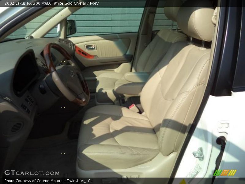 White Gold Crystal / Ivory 2002 Lexus RX 300 AWD