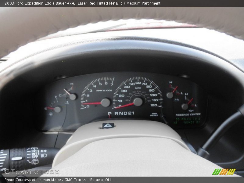 Laser Red Tinted Metallic / Medium Parchment 2003 Ford Expedition Eddie Bauer 4x4