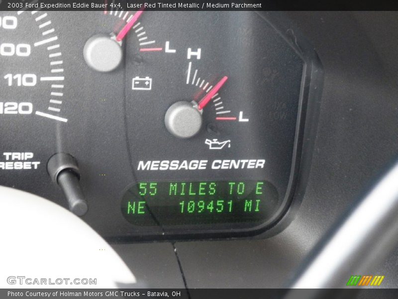 Laser Red Tinted Metallic / Medium Parchment 2003 Ford Expedition Eddie Bauer 4x4