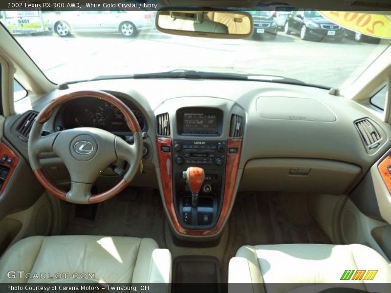 White Gold Crystal / Ivory 2002 Lexus RX 300 AWD