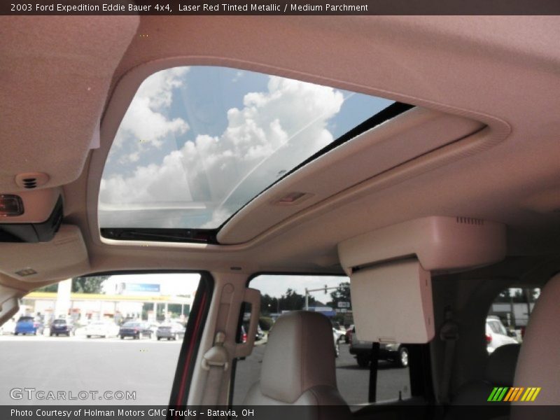 Laser Red Tinted Metallic / Medium Parchment 2003 Ford Expedition Eddie Bauer 4x4