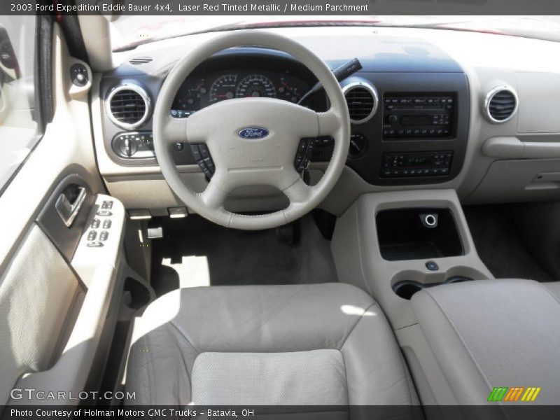 Laser Red Tinted Metallic / Medium Parchment 2003 Ford Expedition Eddie Bauer 4x4