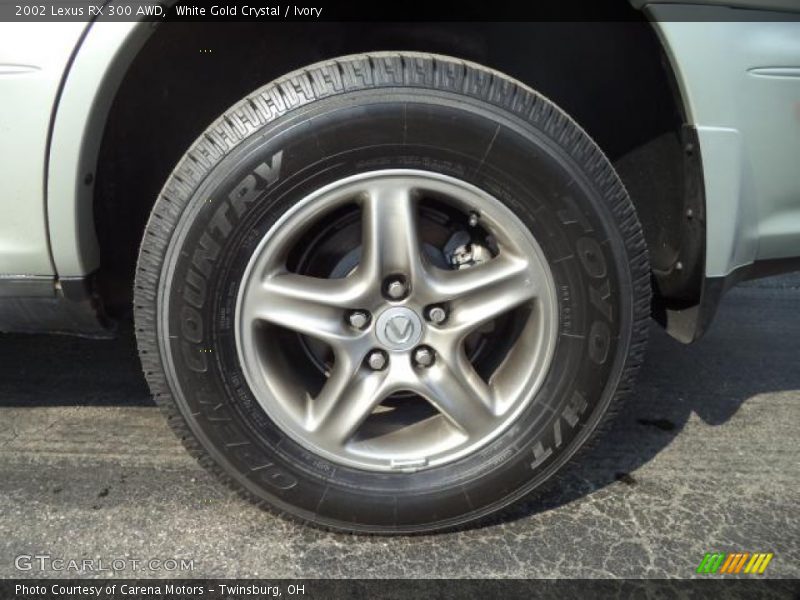 White Gold Crystal / Ivory 2002 Lexus RX 300 AWD