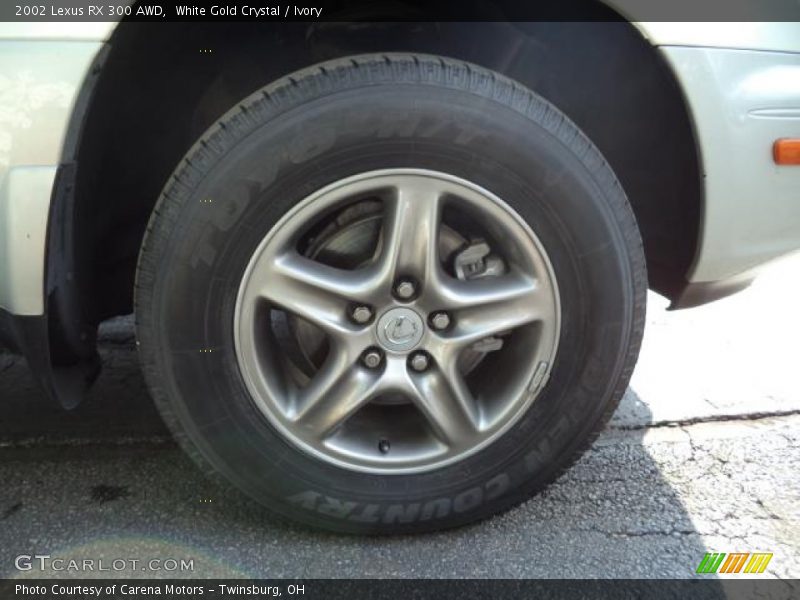 White Gold Crystal / Ivory 2002 Lexus RX 300 AWD