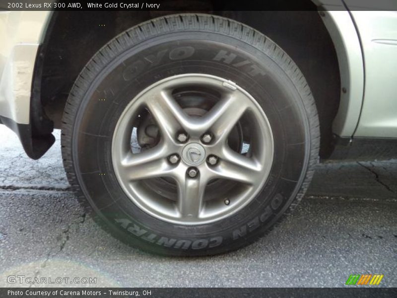 White Gold Crystal / Ivory 2002 Lexus RX 300 AWD